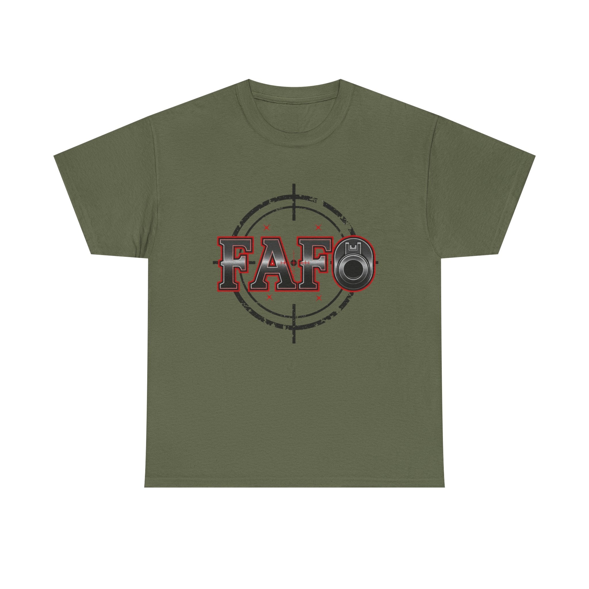 FAFO Gun Barrel T-Shirt — Bold Statement Tee