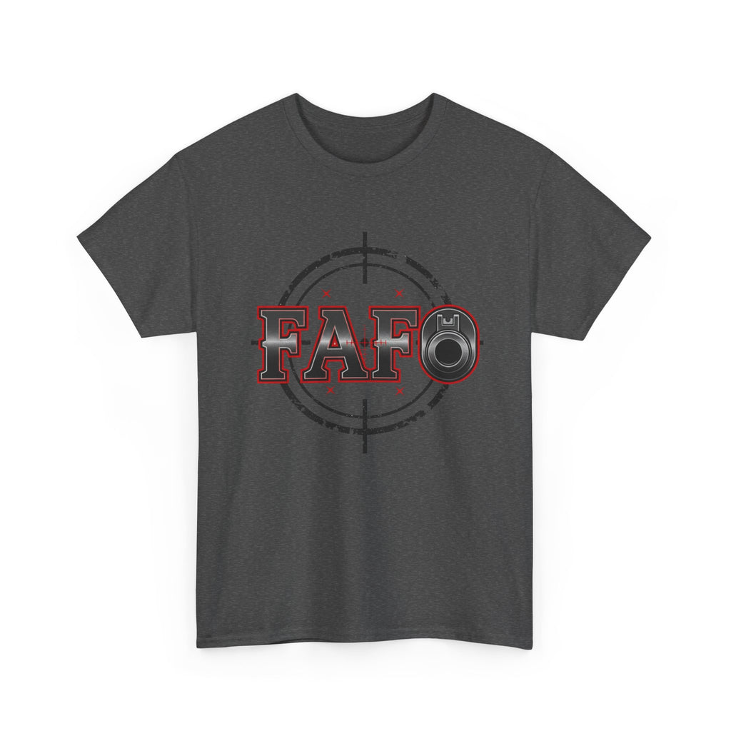 FAFO Gun Barrel T-Shirt — Bold Statement Tee