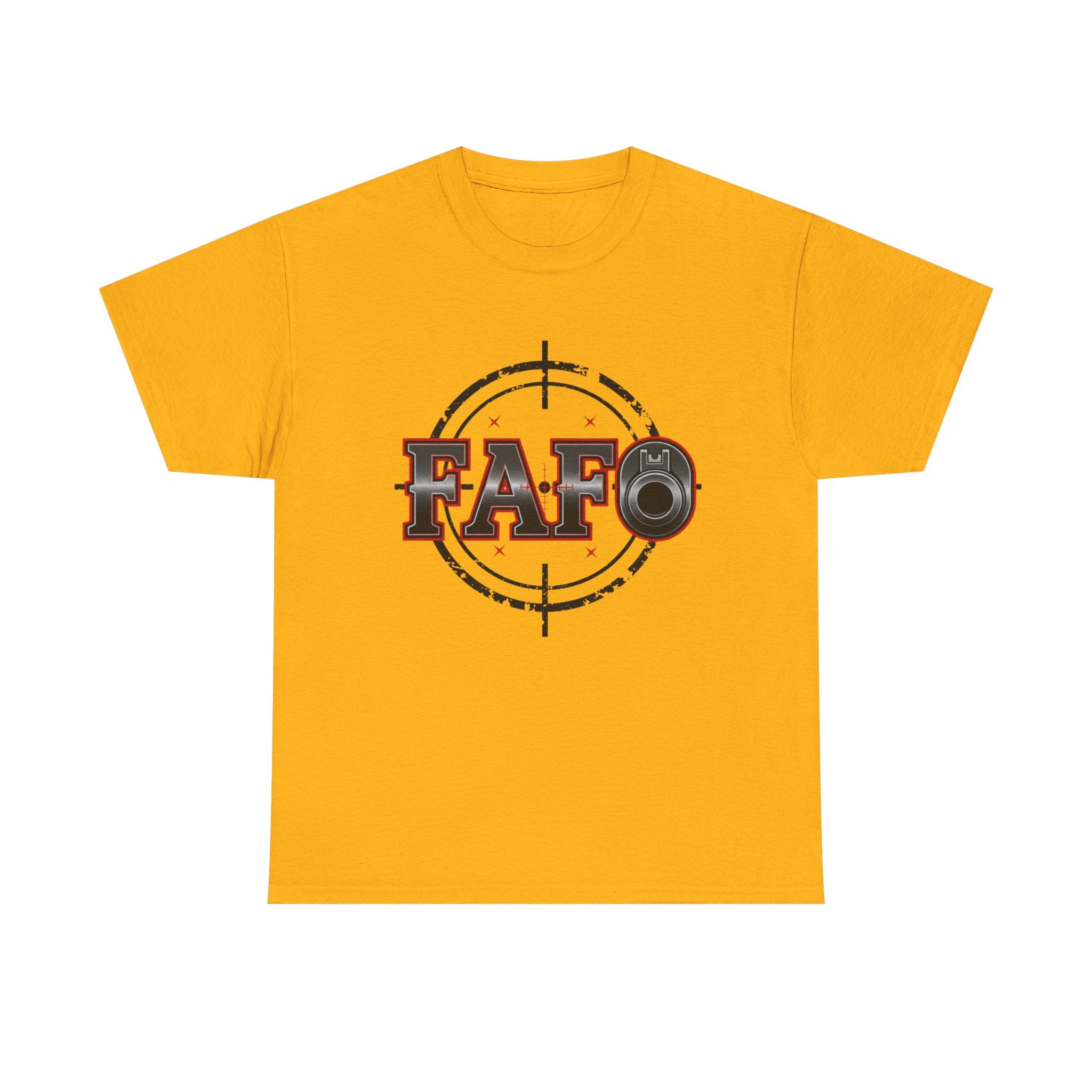 FAFO Gun Barrel T-Shirt — Bold Statement Tee