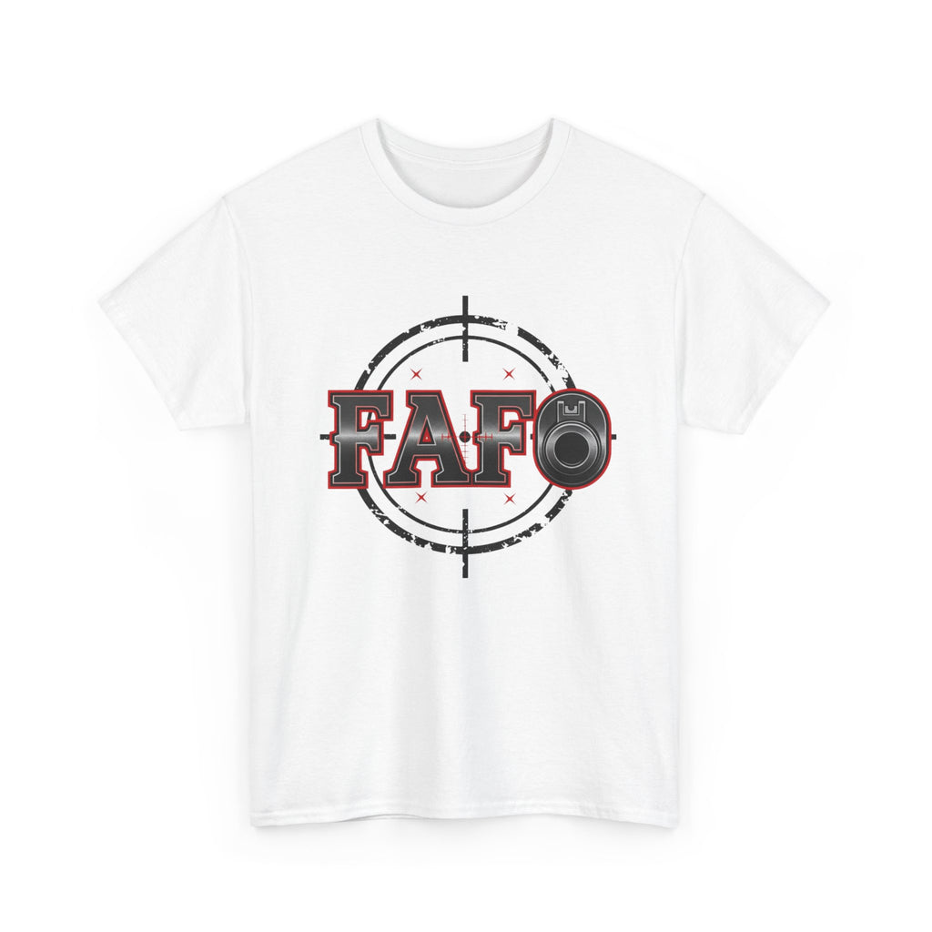 FAFO Gun Barrel T-Shirt — Bold Statement Tee