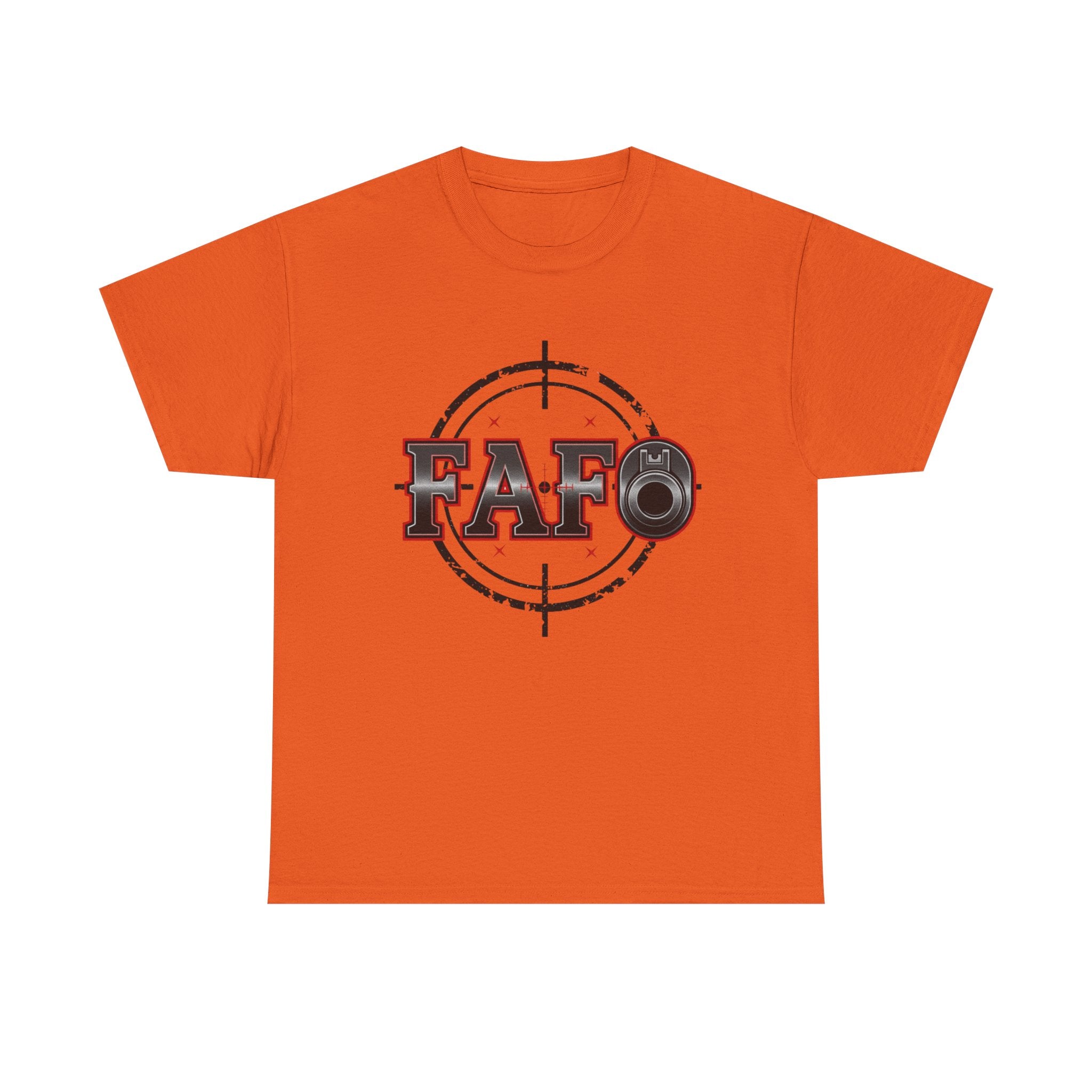 FAFO Gun Barrel T-Shirt — Bold Statement Tee