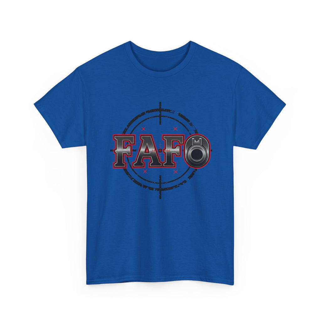 FAFO Gun Barrel T-Shirt — Bold Statement Tee
