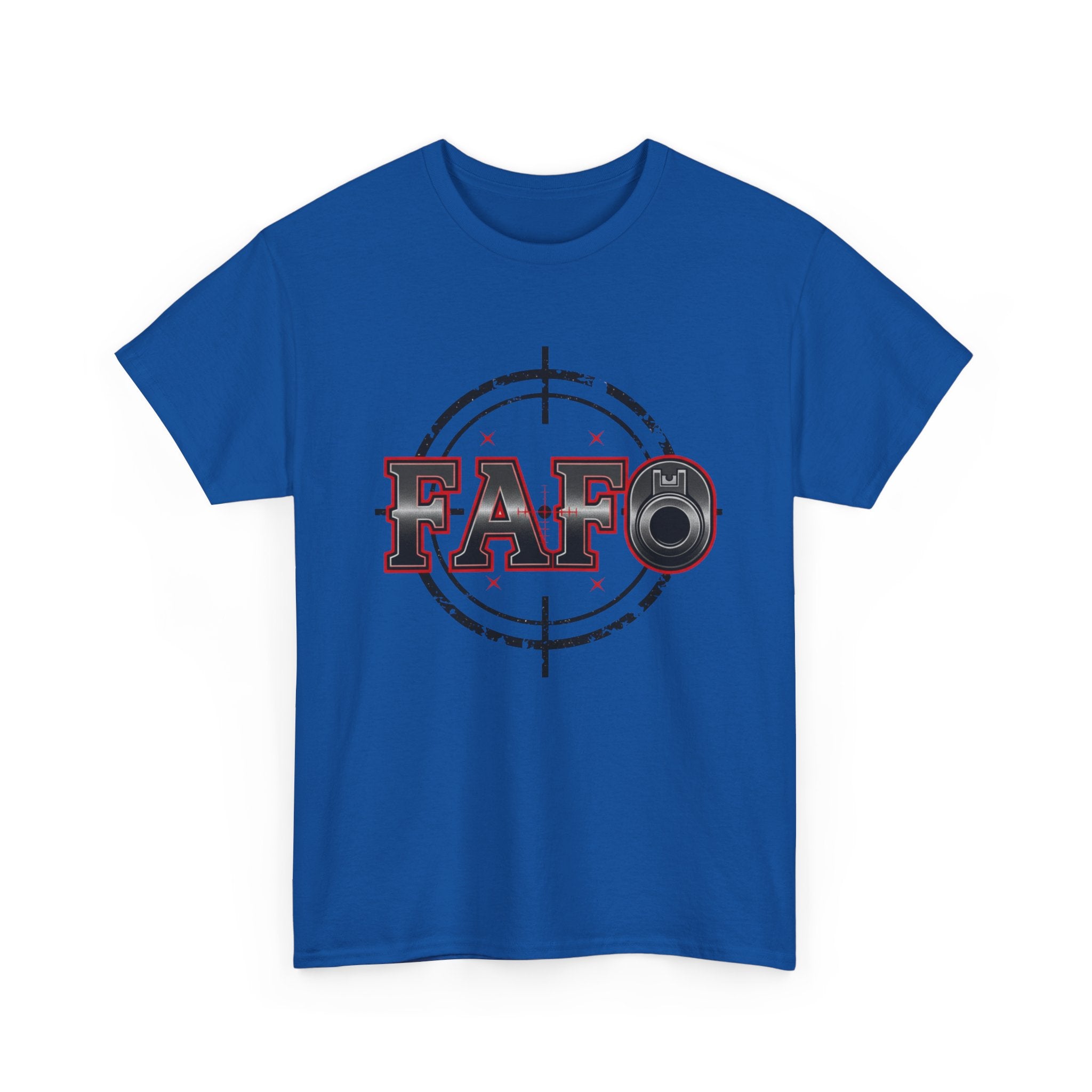 FAFO Gun Barrel T-Shirt — Bold Statement Tee