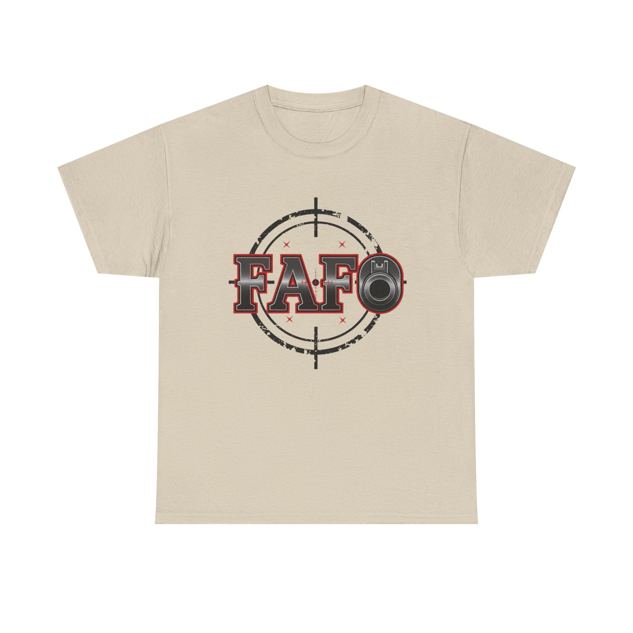 FAFO Gun Barrel T-Shirt — Bold Statement Tee