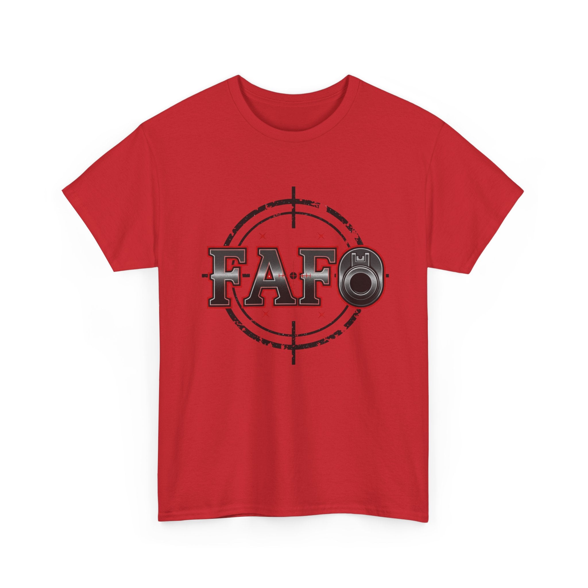 FAFO Gun Barrel T-Shirt — Bold Statement Tee