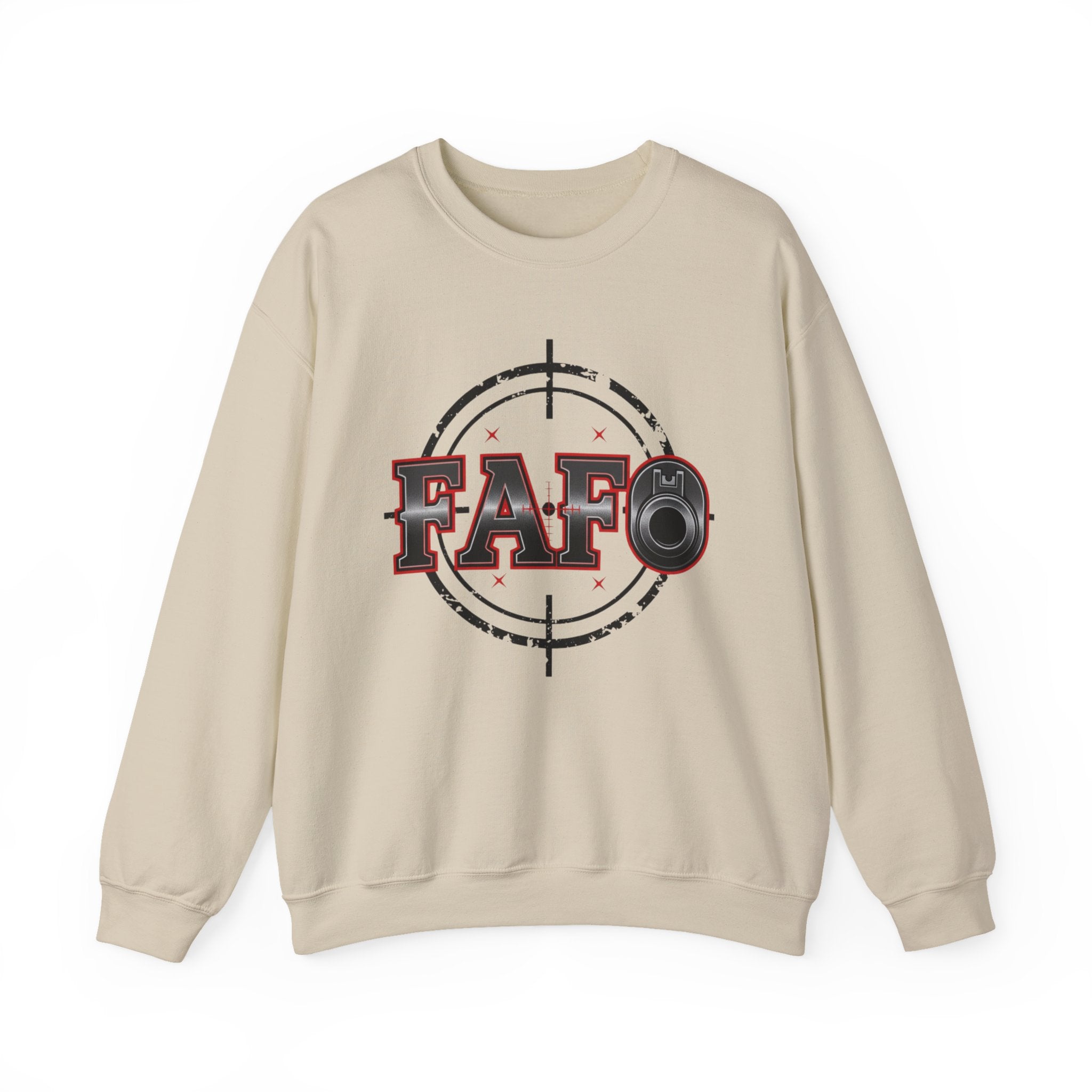 FAFO Unisex Heavy Blend Crewneck Sweatshirt - Casual & Comfy Style