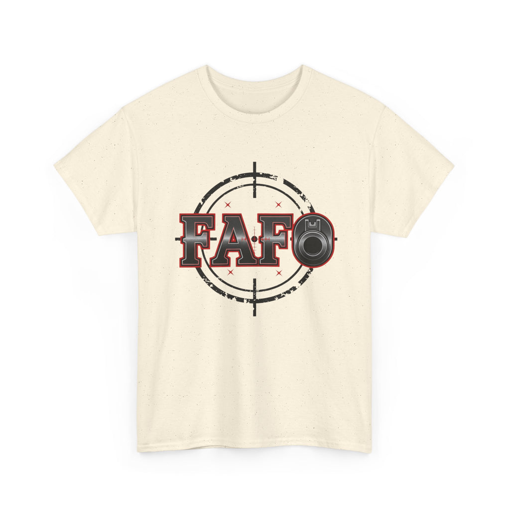 FAFO Gun Barrel T-Shirt — Bold Statement Tee