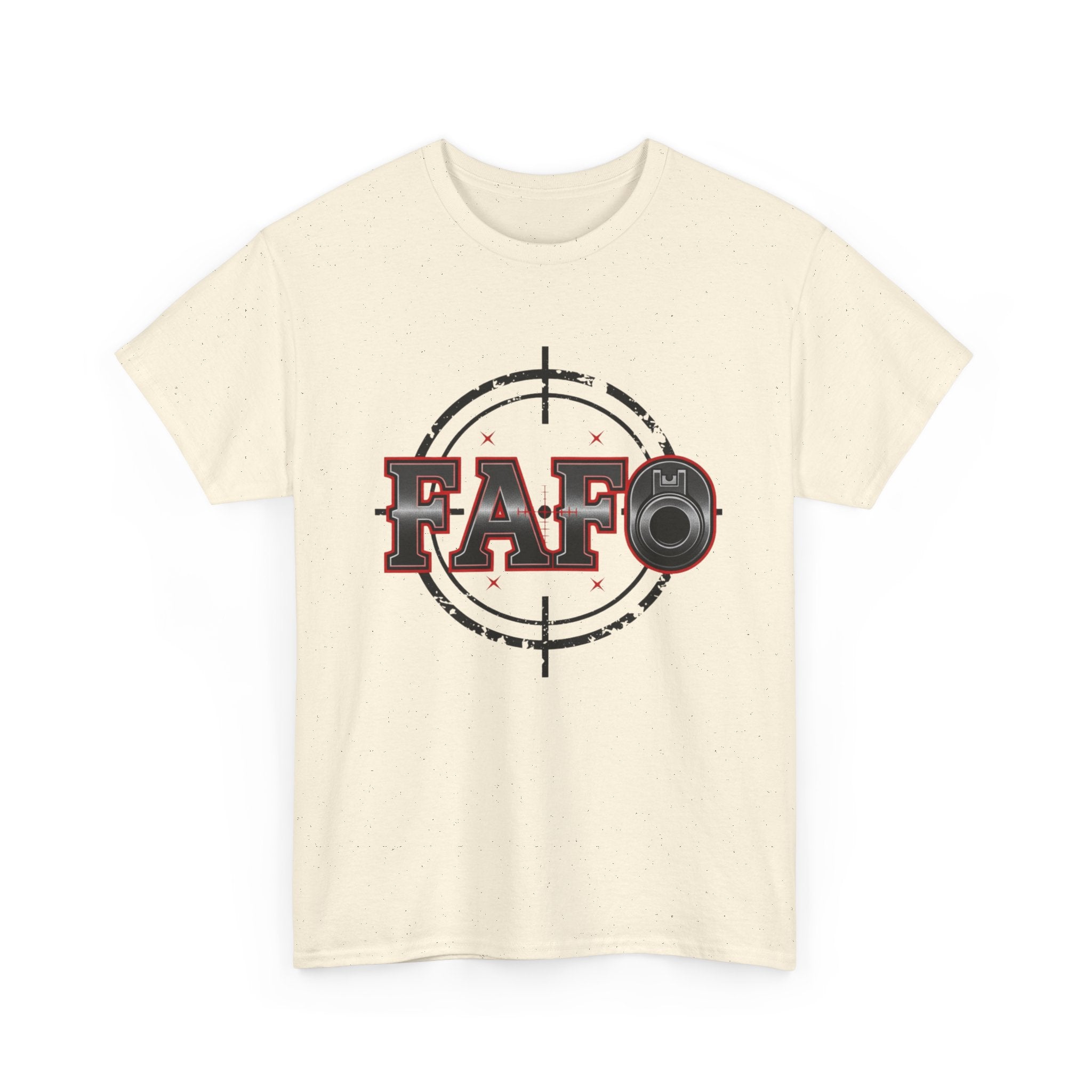FAFO Gun Barrel T-Shirt — Bold Statement Tee