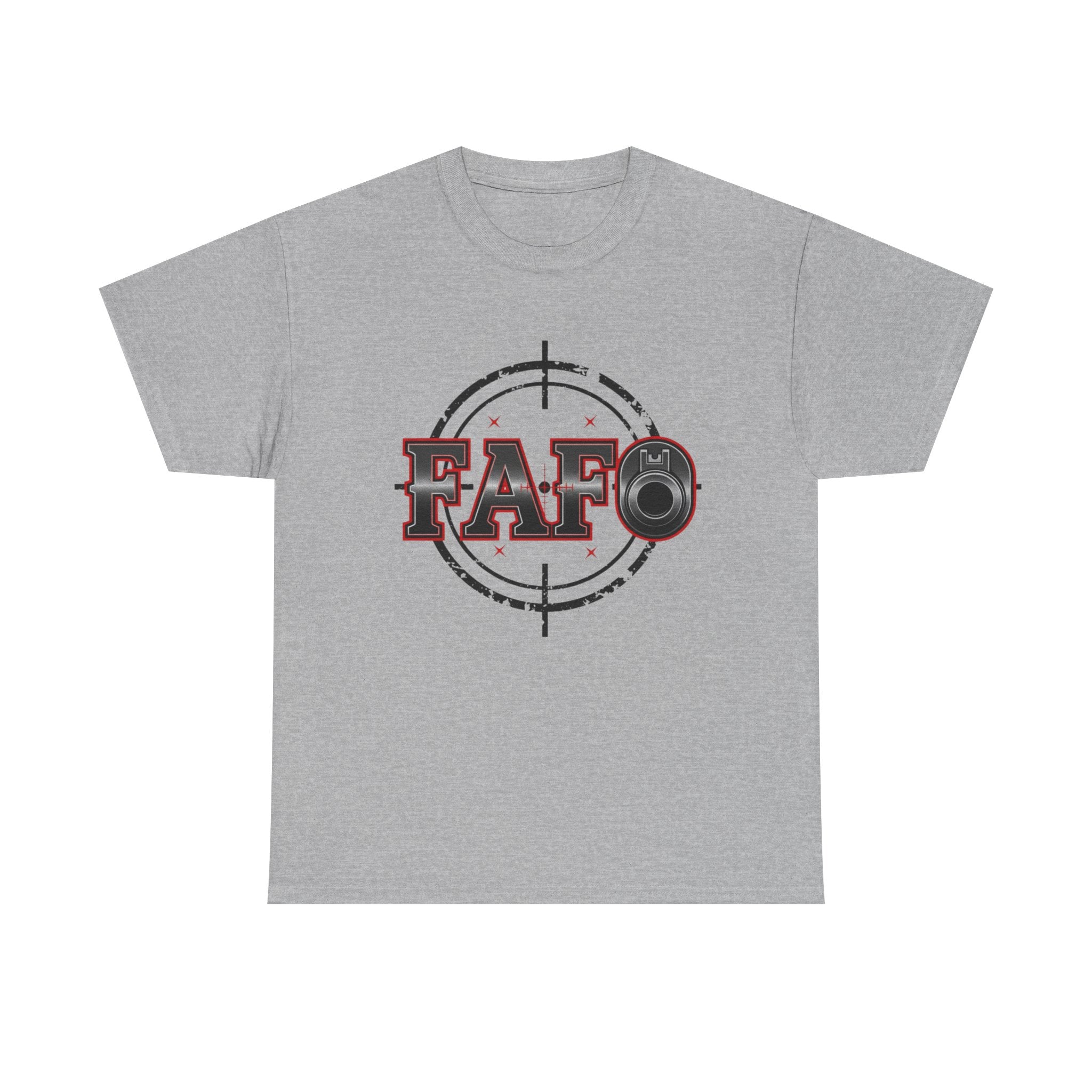 FAFO Gun Barrel T-Shirt — Bold Statement Tee