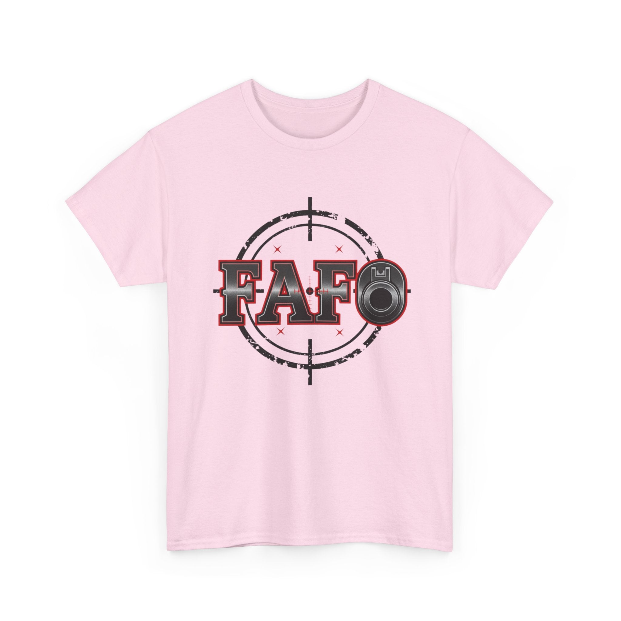 FAFO Gun Barrel T-Shirt — Bold Statement Tee