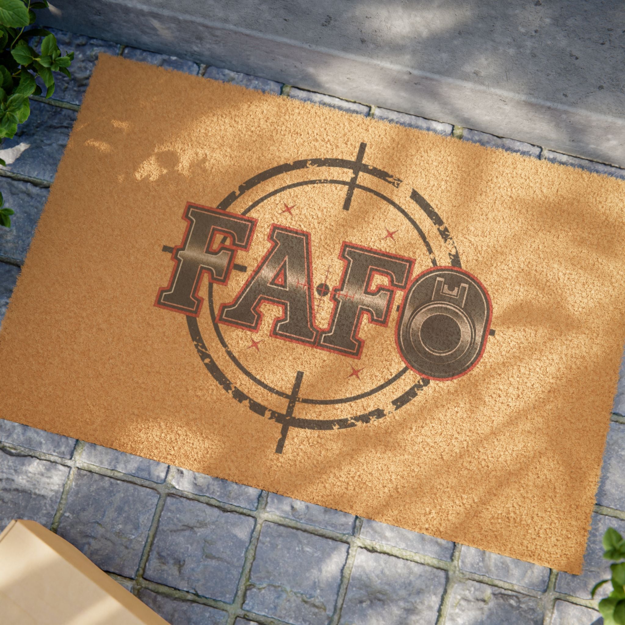 FAFO Doormat - Welcome Guests with Attitude | Durable and Stylish Entryway Rug