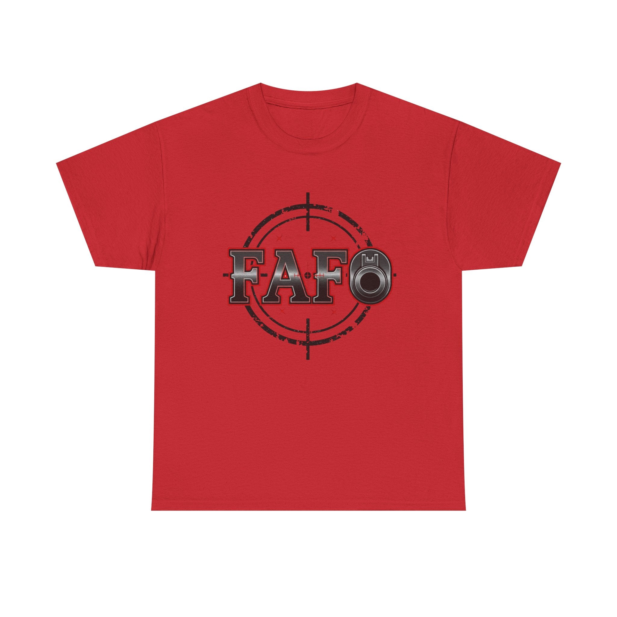FAFO Gun Barrel T-Shirt — Bold Statement Tee