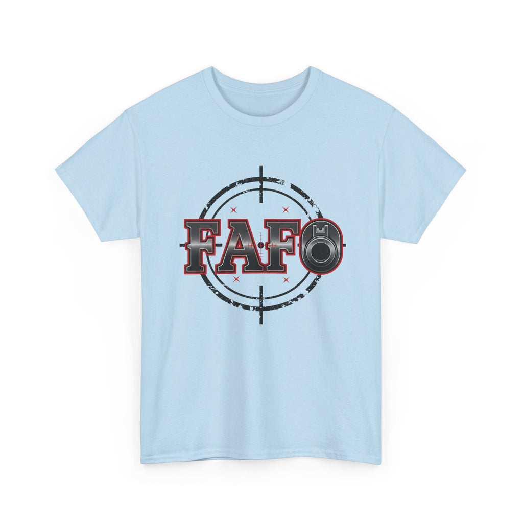 FAFO Gun Barrel T-Shirt — Bold Statement Tee