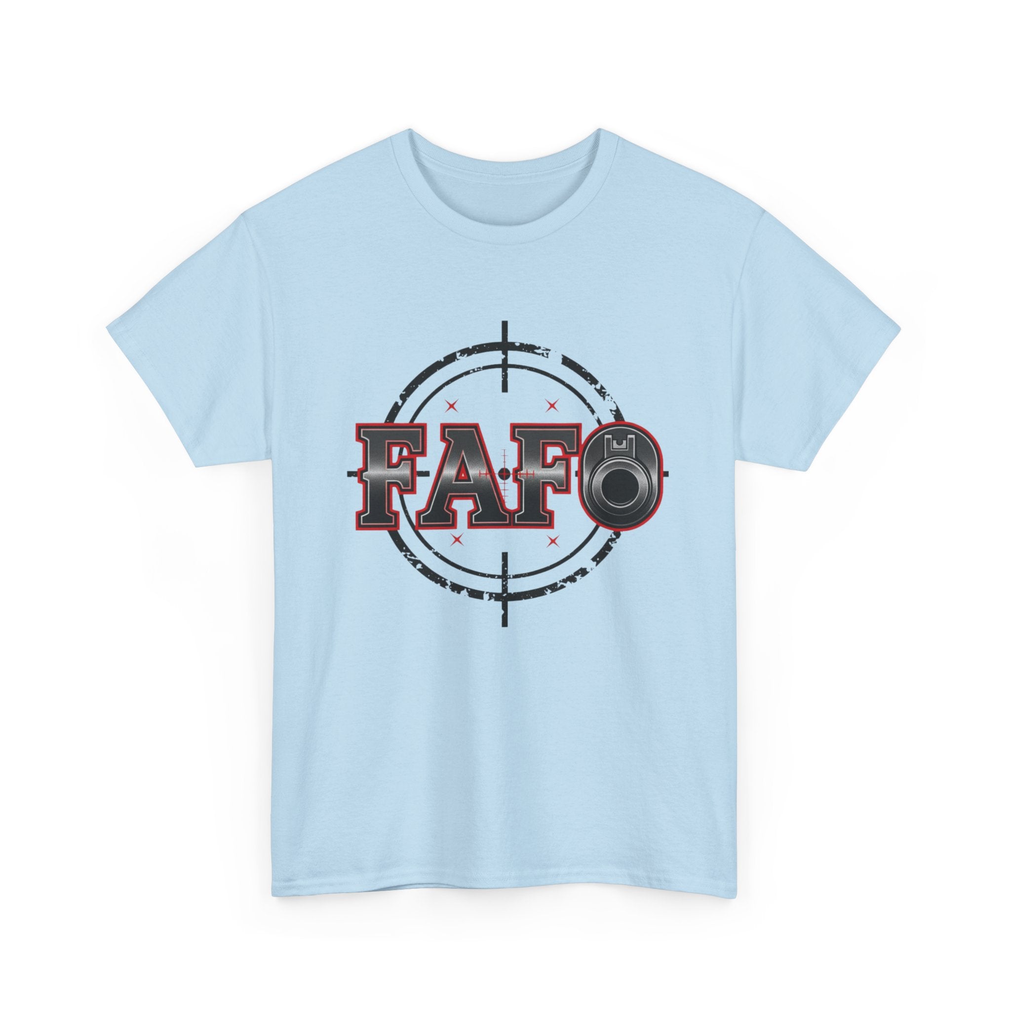 FAFO Gun Barrel T-Shirt — Bold Statement Tee