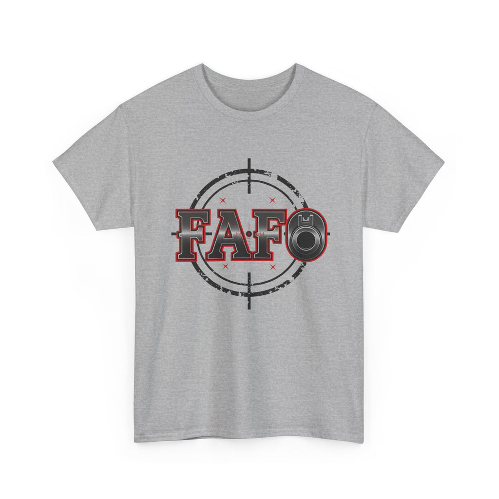 FAFO Gun Barrel T-Shirt — Bold Statement Tee