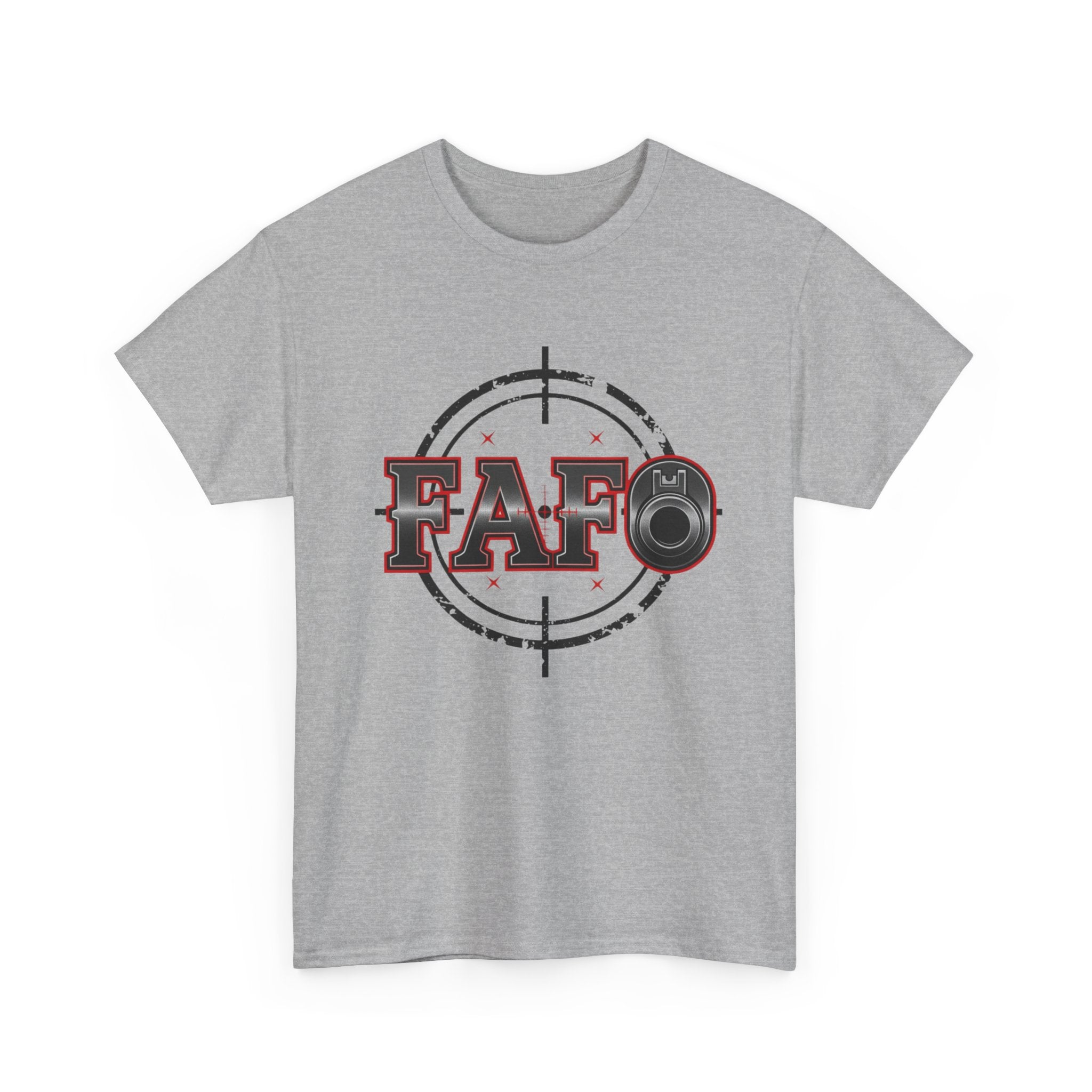 FAFO Gun Barrel T-Shirt — Bold Statement Tee