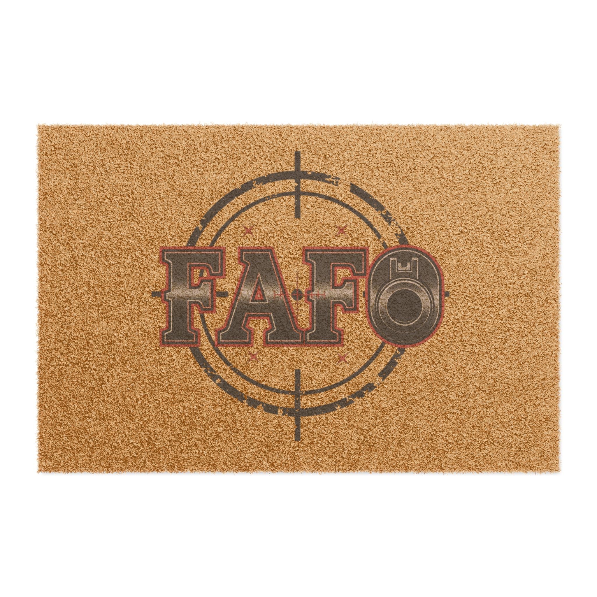 FAFO Doormat - Welcome Guests with Attitude | Durable and Stylish Entryway Rug