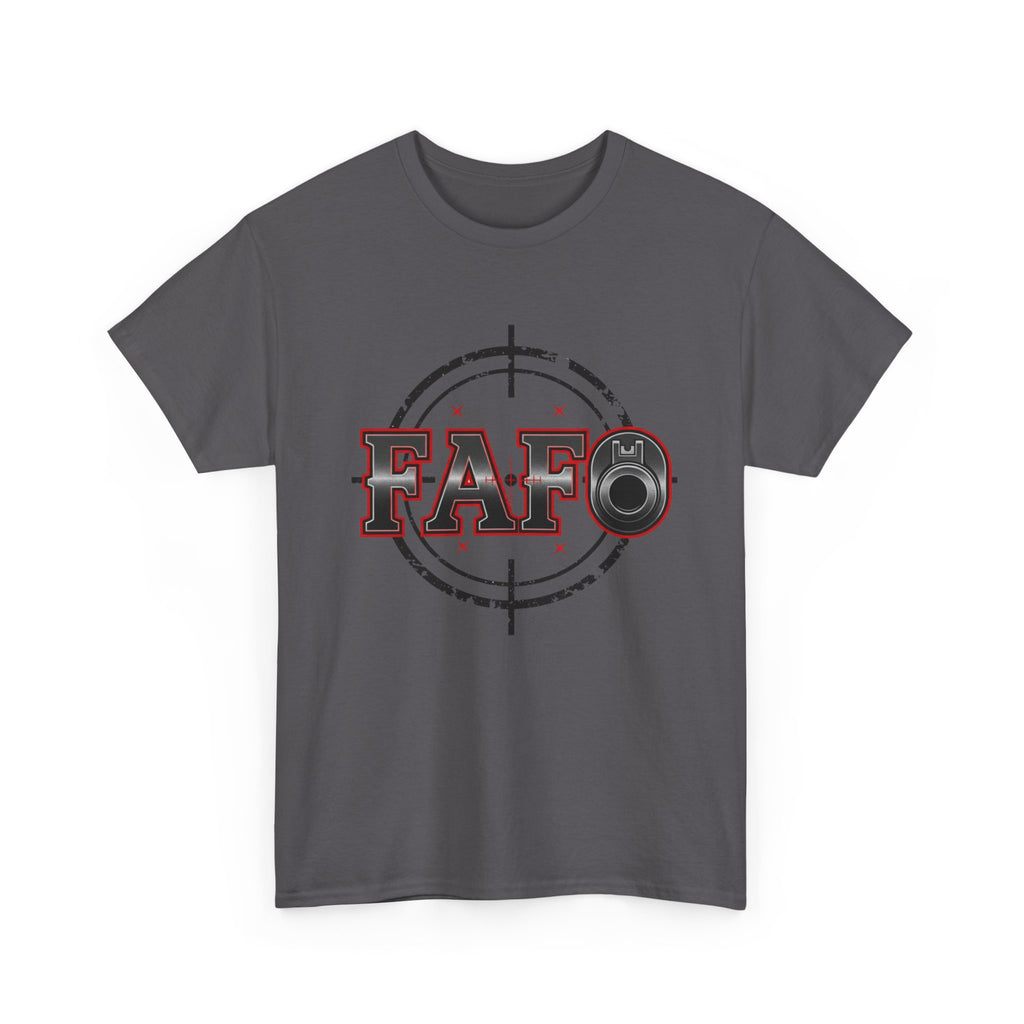 FAFO Gun Barrel T-Shirt — Bold Statement Tee