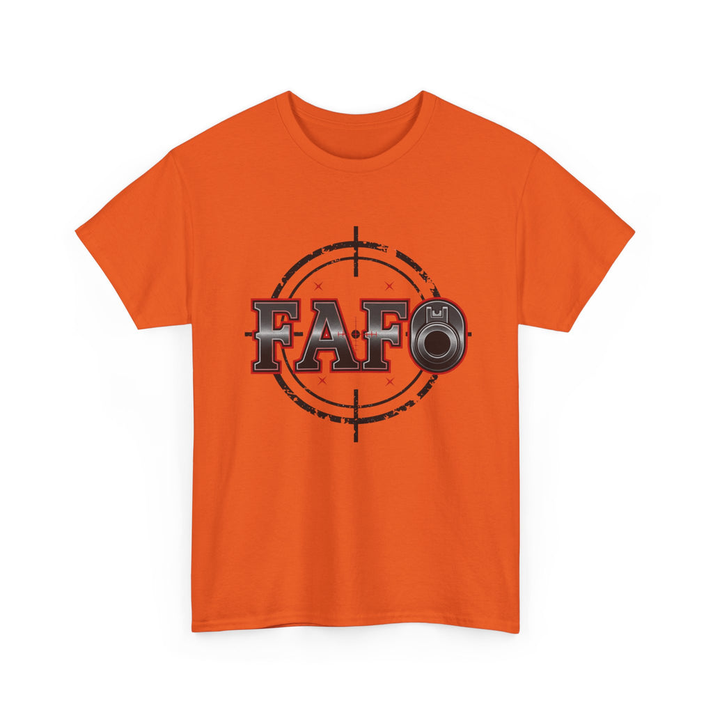 FAFO Gun Barrel T-Shirt — Bold Statement Tee