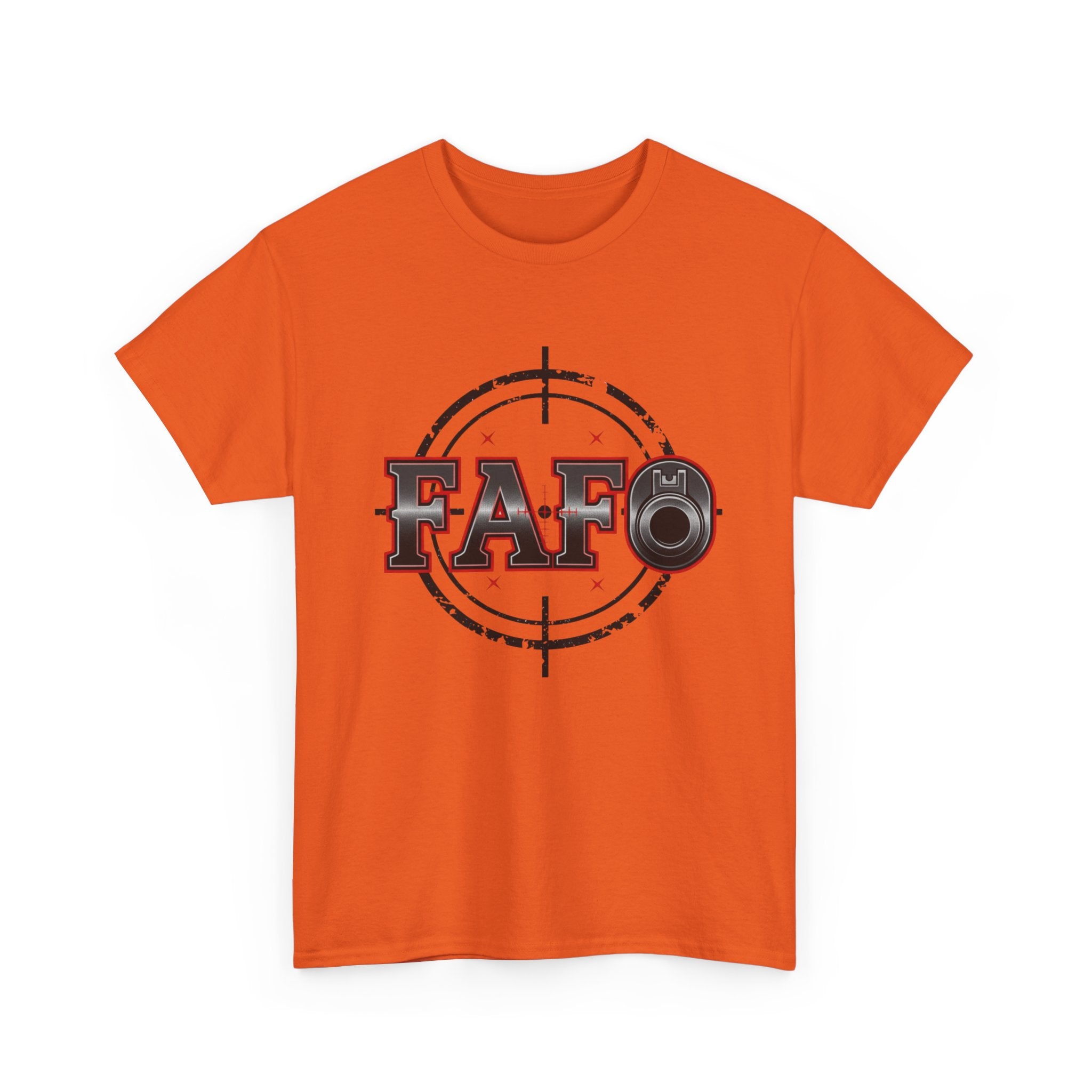 FAFO Gun Barrel T-Shirt — Bold Statement Tee