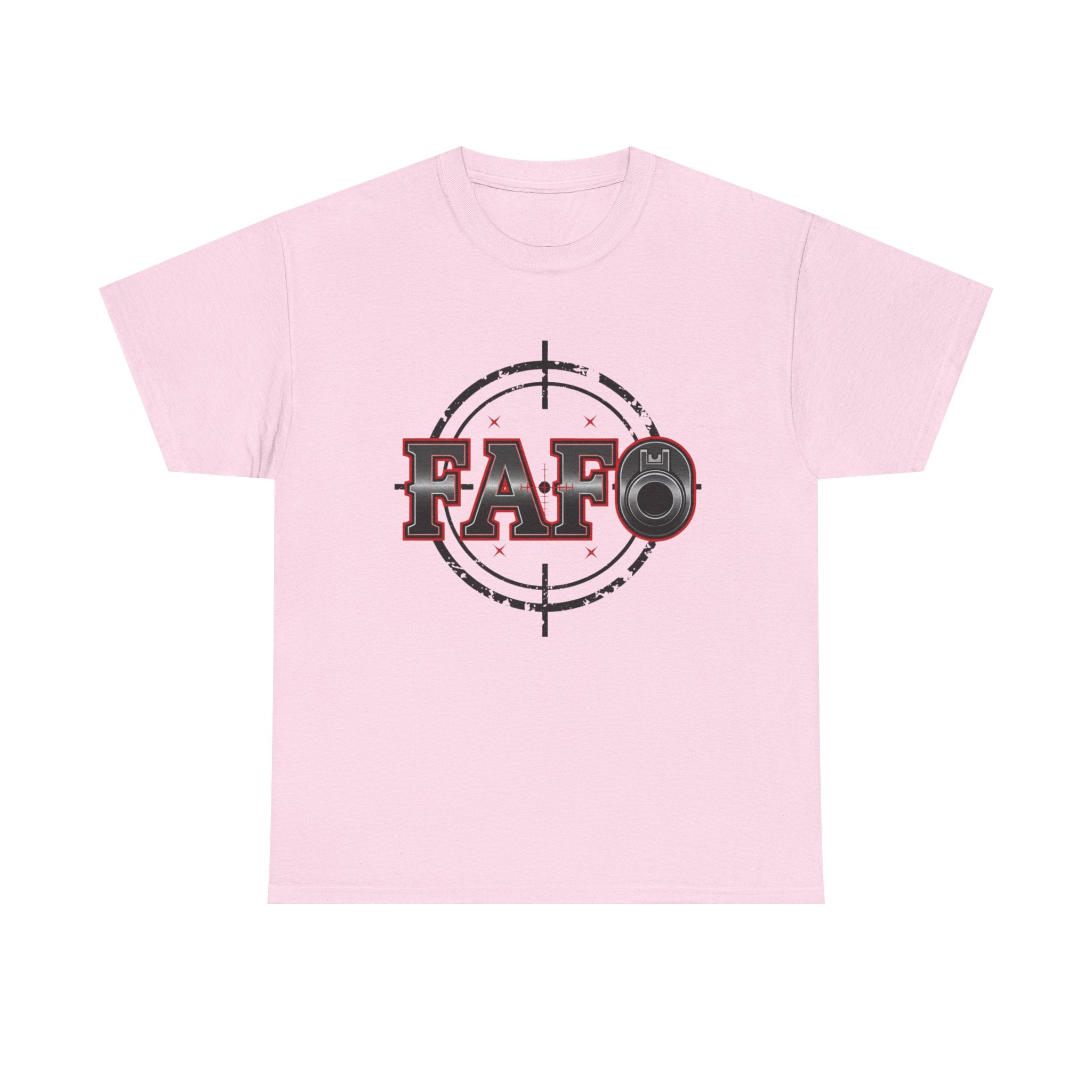 FAFO Gun Barrel T-Shirt — Bold Statement Tee