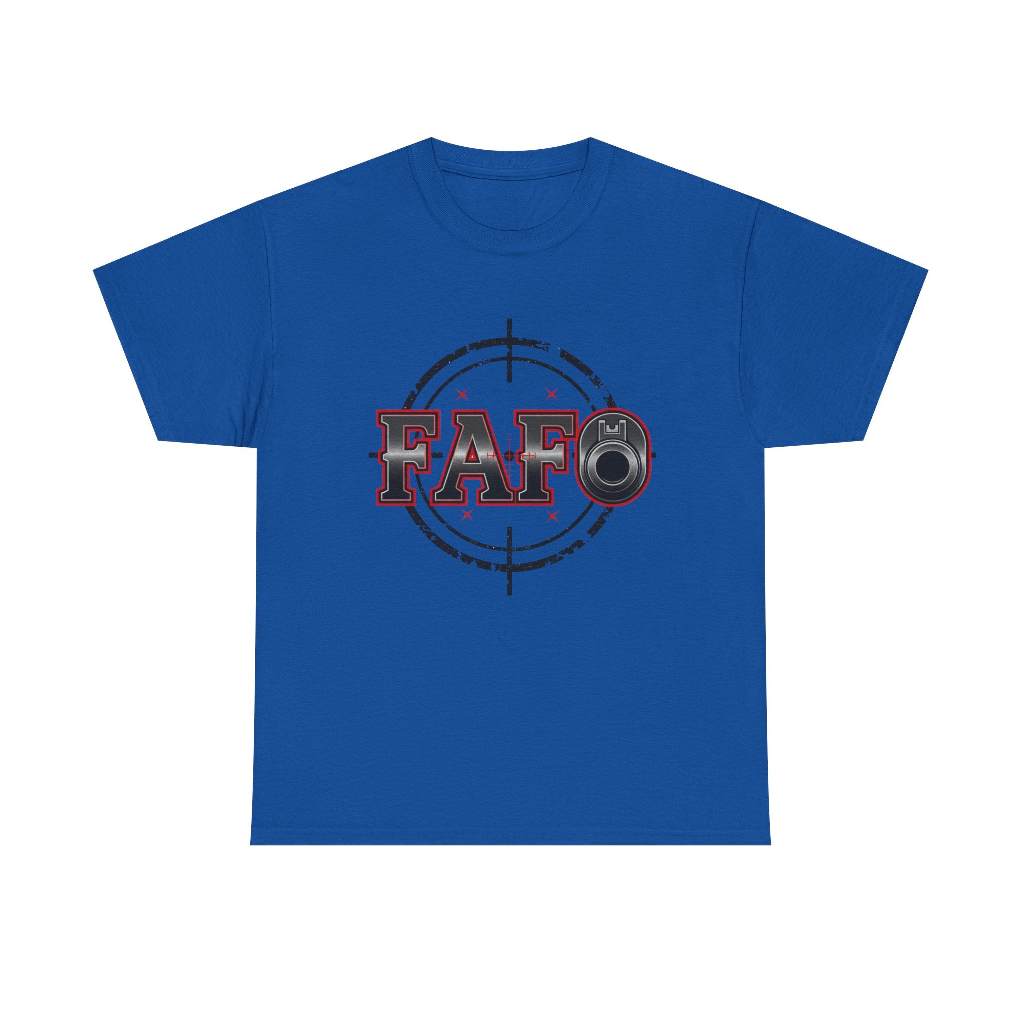 FAFO Gun Barrel T-Shirt — Bold Statement Tee