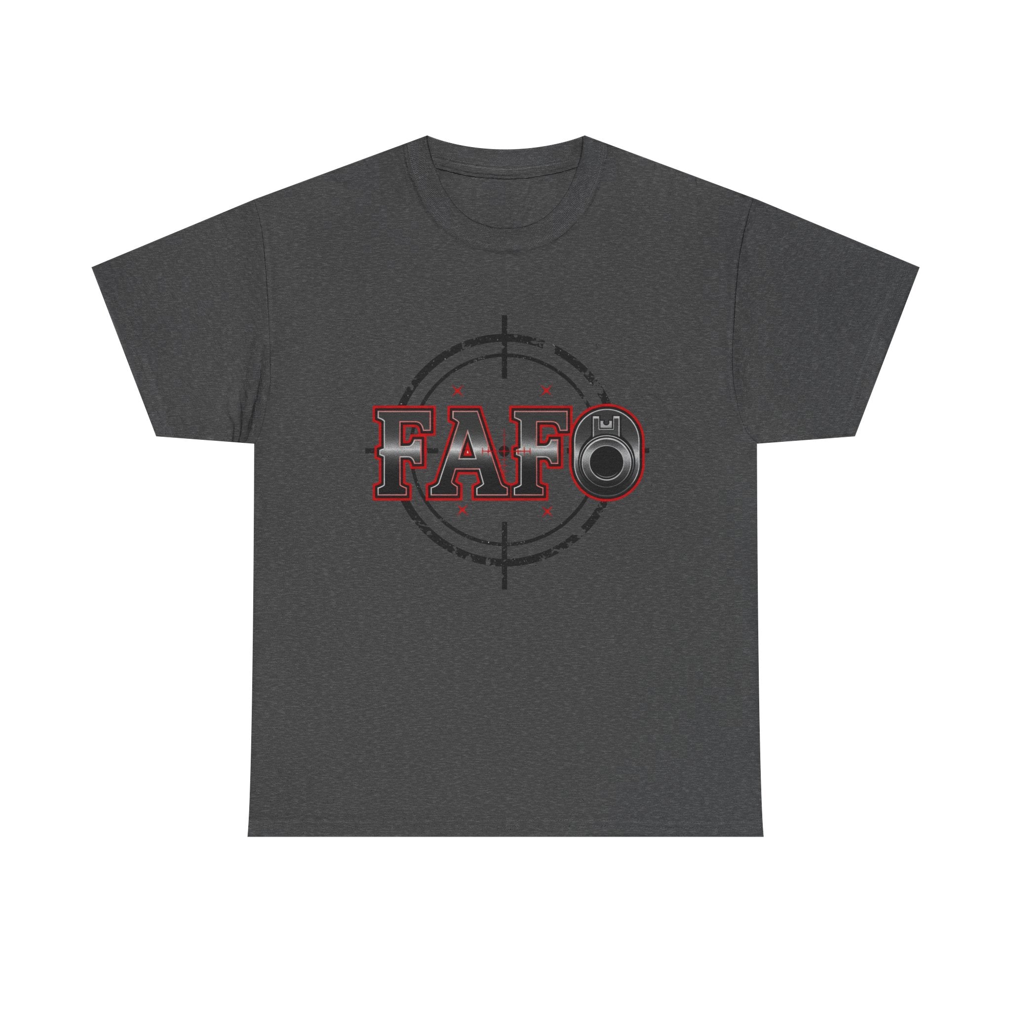 FAFO Gun Barrel T-Shirt — Bold Statement Tee