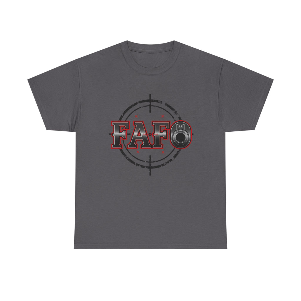 FAFO Gun Barrel T-Shirt — Bold Statement Tee
