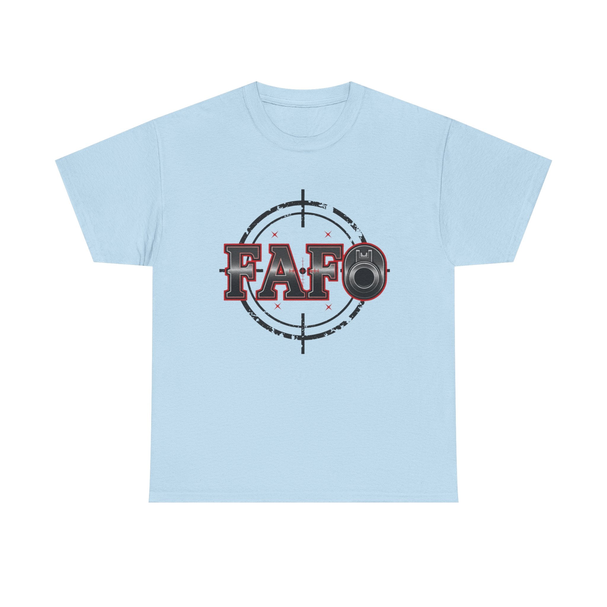 FAFO Gun Barrel T-Shirt — Bold Statement Tee