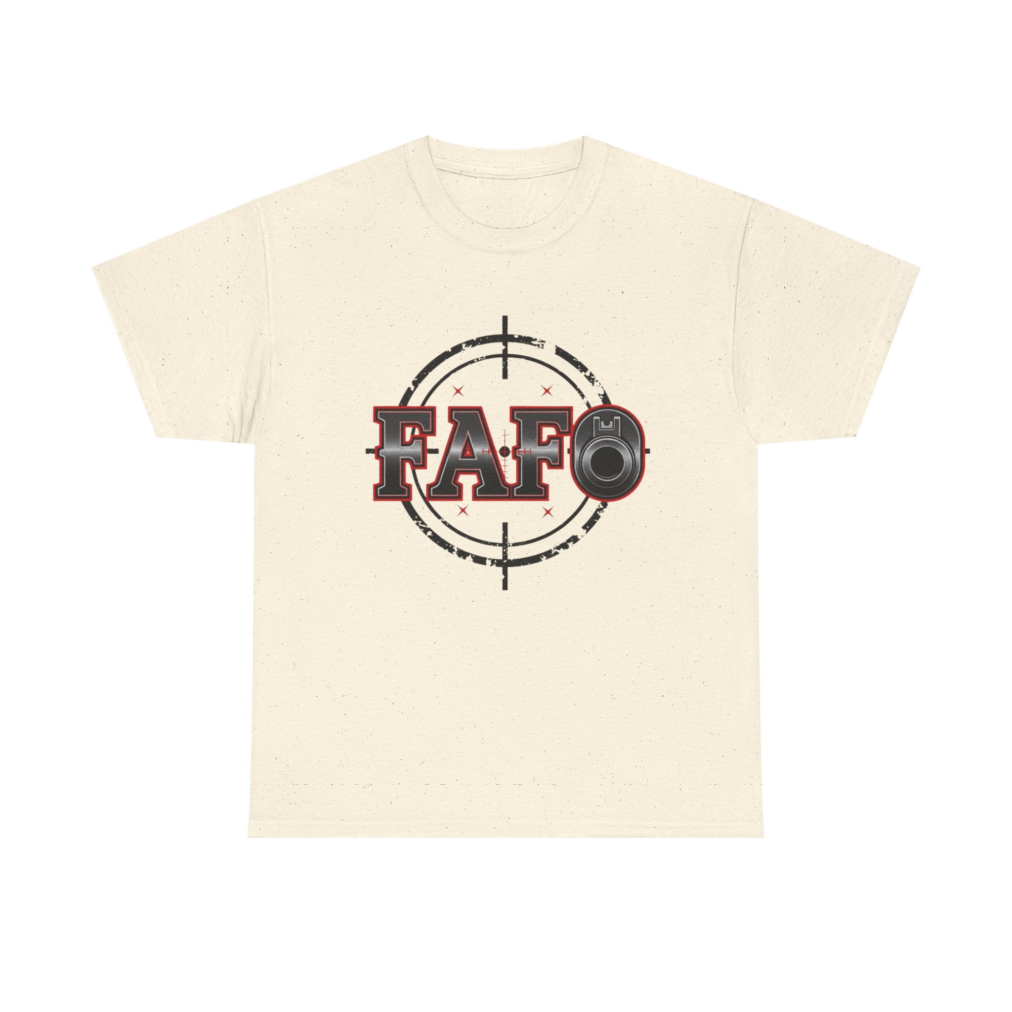 FAFO Gun Barrel T-Shirt — Bold Statement Tee