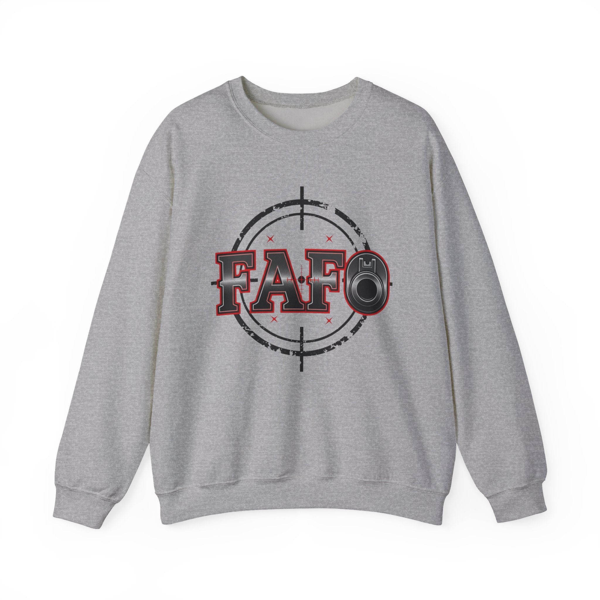 FAFO Unisex Heavy Blend Crewneck Sweatshirt - Casual & Comfy Style