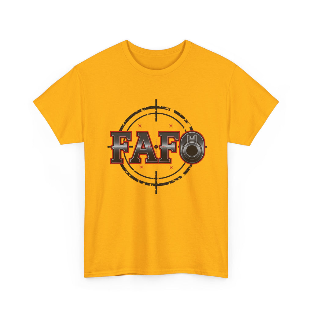 FAFO Gun Barrel T-Shirt — Bold Statement Tee