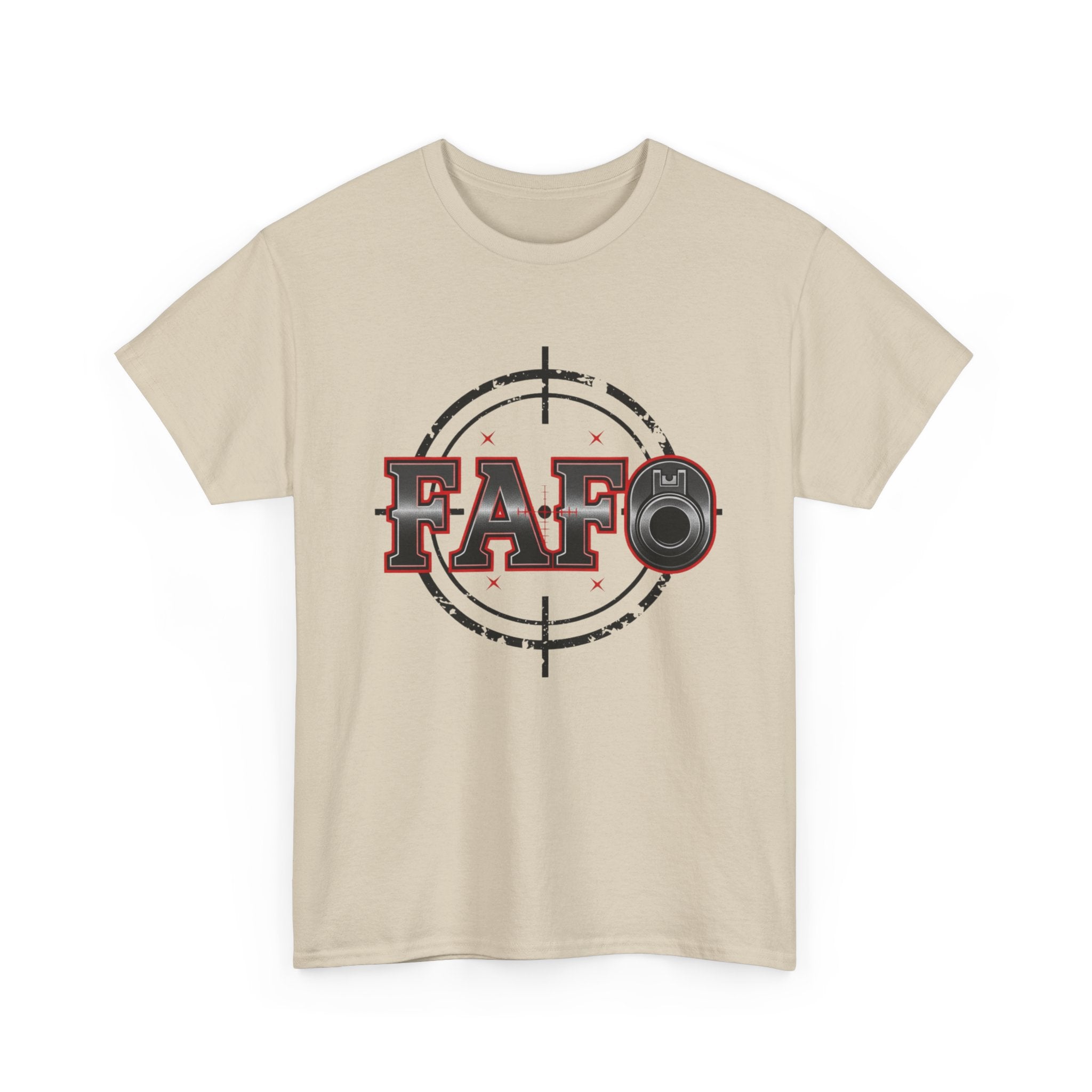 FAFO Gun Barrel T-Shirt — Bold Statement Tee
